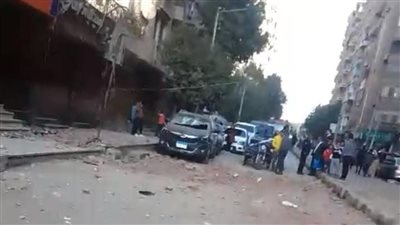 إصابة شخصين إثر انهيار أجزاء خارجية من عقار بكورنيش الإسكندرية