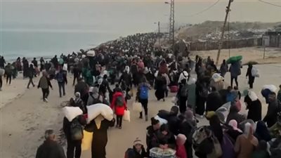 الأمم المتحدة: عودة أكثر من 376 ألف فلسطيني من جنوب إلى شمال غزة|بث مباشر 