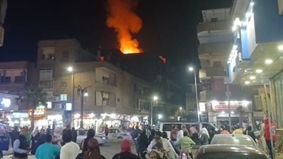 اندلاع حريق داخل شقة سكنية في النزهة