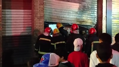 اندلاع حريق داخل مخزن سلع تموينية بفرع جملة في الإسكندرية