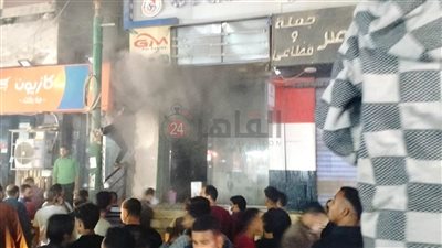 السيطرة على حريق داخل محل أدوات كهربائية في أسيوط