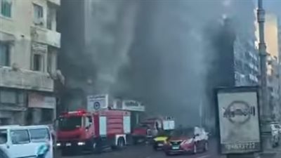 إصابة شخصين في حريق عقار بفيصل.. والحماية المدنية تحاول السيطرة