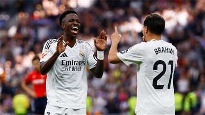 فينيسيوس يقود تشكيل ريال مدريد لمواجهة إلتشي في الدوري الإسباني