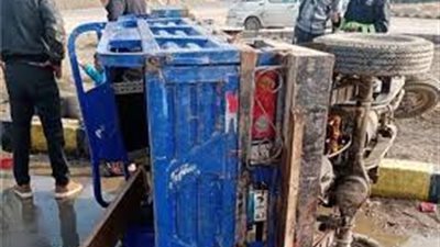 إصابة 4 أشخاص في انقلاب تروسكيل بأسيوط الجديدة