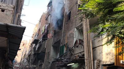 نشوب حريق في شقة سكنية بمنطقة عين شمس