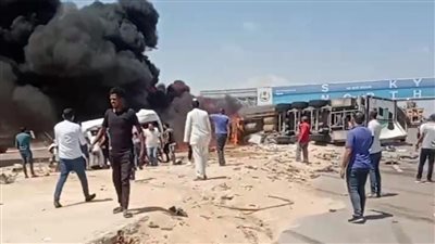 حبس سائق النقل المتسبب في حادث طريق مطروح 4 أيام