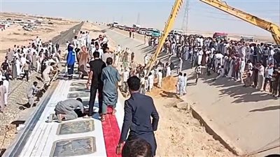 مصرع 3 أشخاص في حادث انقلاب قطار مطروح.. وارتفاع عدد المصابين إلى 55 