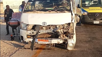 إصابة 14 شخصًا في انقلاب ميكروباص على الطريق الدولي الساحلي بالإسكندرية