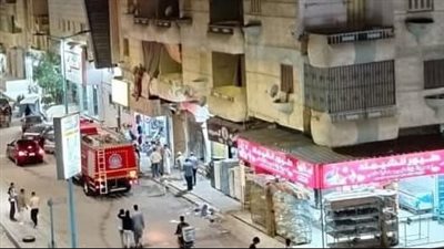الحماية المدنية تسيطر على حريق برج سكني في مطروح