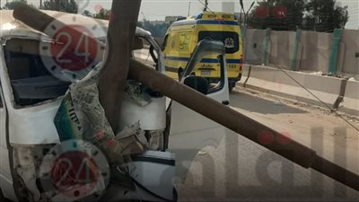 ننشر أسماء المصابين بحادث انقلاب ميكروباص بطريق السلام بالخانكة