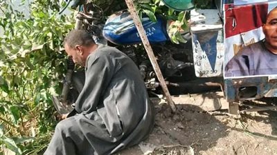خبطه جرار زراعي وهرب.. نجاة مرشح لمجلس النواب من حادث بالشرقية خلال جولة دعائية بالتروسيكل