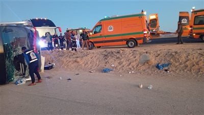 إصابة 17 طالبًا إثر تصادم أتوبيس مدرسة مع سيارة نقل في كرداسة