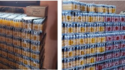 التحقيق مع صاحب مصنع لإنتاج مشروبات صناعية رخيصة الثمن ومصنعة بمواد مجهولة المصدر بالمنوفية