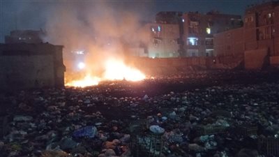 السيطرة على حريق داخل مقلب قمامة بمنطقة الوايلي
