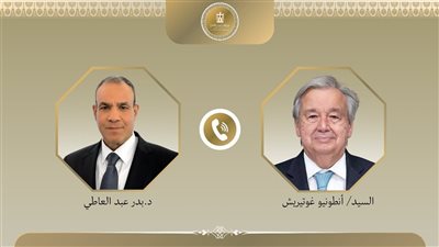 وزير الخارجية يبحث مع أمين عام الأمم المتحدة تطورات الأوضاع في فلسطين