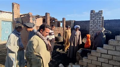 بيتنا اتخرب.. تفاصيل خسارة 7 رؤوس مواشي تقدر بـ700 ألف جنيه في حريق حوش بسوهاج