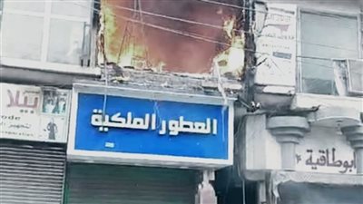 السيطرة على حريق في أحد المحلات التجارية بـ سوهاج 