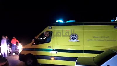 إصابة 11 شخص بسبب تصادم سيارة ملاكي مع تروسيكل أعلى كوبري استاد برج العرب غرب الإسكندرية
