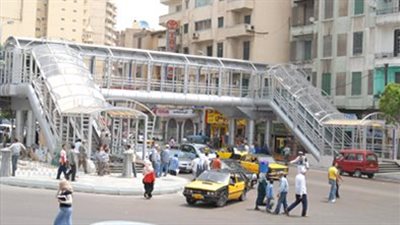ضمن تطوير محور أبو قير.. إزالة كوبري مشاة سيدي جابر وفتح شرايين طرق عرضية لربط المحاور وتسهيل المرور