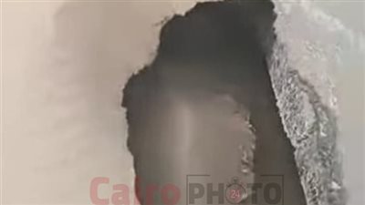 هبوط أرضي بكوبري فوكة في رأس الحكمة على طريق الإسكندرية – مطروح