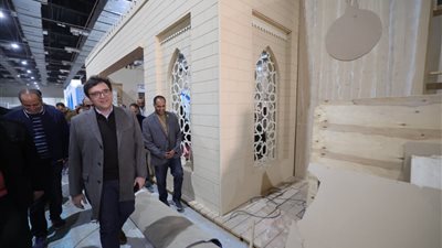 وزير الثقافة يتفقد الاستعدادات النهائية لانطلاق الدورة الـ57 لمعرض القاهرة الدولي للكتاب| صور