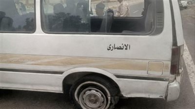 إصابة 9 أشخاص في حادث انقلاب ميكروباص على طريق الجناين بالسويس