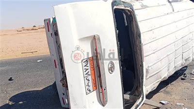 بعد مصرع 3.. ننشر أسماء وحالة مصابي انقلاب سيارة ميكروباص بأسوان