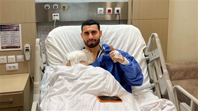 باهر المحمدي يخضع لعملية جراحية ناجحة في الترقوة بعد الإصابة بمباراة الزمالك 
