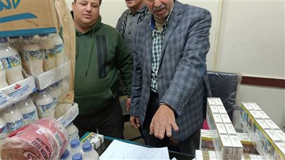 محاضر تموينية وضبط سلع منتهية الصلاحية في حملة مفاجئة بالفشن ببني سويف