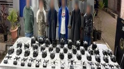 القبض على 6 أشخاص بحوزتهم 47 طائرة درون في القاهرة