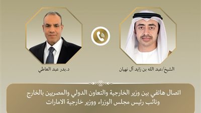 وزير الخارجية ونظيره الإماراتي يبحثان مستجدات الأوضاع الإقليمية