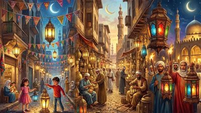  تاريخ وأصل زينة رمضان في مصر.. من مشاعل الفاطميين إلى بهجة الشوارع