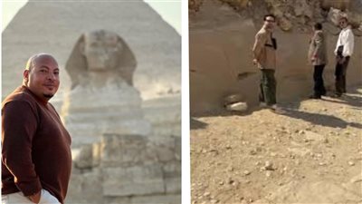 مقدرتش أشوفه بيخرب تاريخ بلدنا.. أول تعليق من المرشد السياحي مصور فيديو الكتابة على الآثار بسقارة