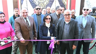 محافظ البحيرة ورئيس الهيئة العامة للتأمين الصحي يفتتحان مبنى عيادة التأمين الصحي بكوم حمادة