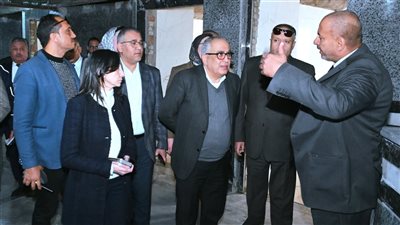 محافظ البحيرة ورئيس الهيئة العامة للتأمين الصحي يتفقدان مشروع إنشاء وتطوير مستشفى مبرة كفر الدوار