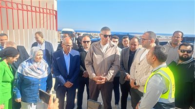 محافظ جنوب سيناء يتفقد عدة مشروعات بمدينة دهب 