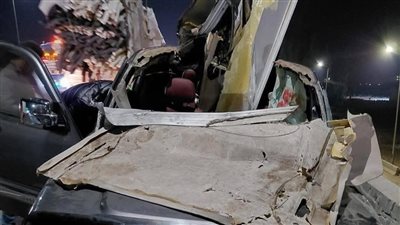 نجاة النائب أحمد الجرواني وإصابة سائقه وتهشم سيارته في حادث بالمنوفية