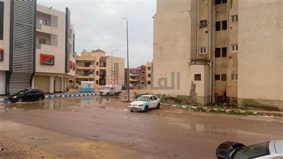 سقوط أمطار متوسطة وغزيرة على محافظة مطروح