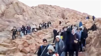 إقبال من السائحين على زيارة المقدسات الدينية والروحانية بسانت كاترين 