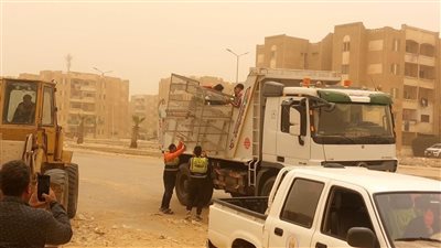 جهاز مدينة 6 أكتوبر ينفذ حملات إزالة مكثفة لمخالفات البناء والإشغالات على مدار أسبوع