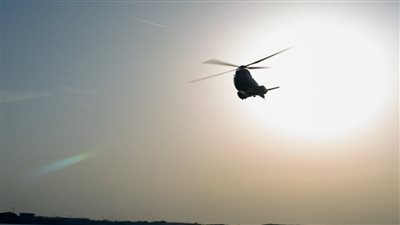 سقوط مروحية عسكرية قطرية في المياه الإقليمية