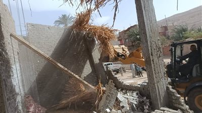 ضمن الموجة 28.. تنفيذ 15 حالة إزالة بمركز سوهاج وتشديد على مواجهة مخالفات البناء