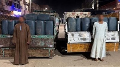 ضبط 9.5 طن سولار بأسوان قبل بيعها بالسوق السوداء لتحقيق أرباح غير مشروعة