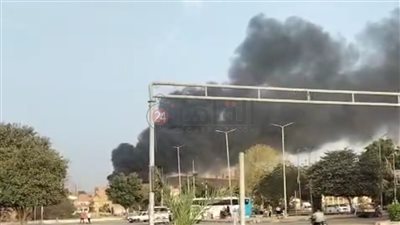 نشوب حريق في مخزن وقود بمنطقة الجزيرة بأسوان
