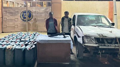 القبض على متهمين بحجب وتجميع 2 طن مواد بترولية لإعادة بيعها بالسوق السوداء في أسوان