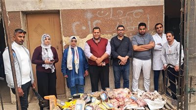 ضبط أكثر من 200 كيلو لحوم فاسدة بسوهاج