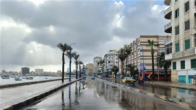 طقس الإسكندرية اليوم الثلاثاء.. أمطار رعدية غزيرة وتحذيرات من تساقط حبات البرد 