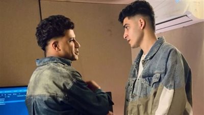 رفقة عصام صاصا.. الشاعر حازم إكس يشارك متابعية صورًا من كواليس تحضير أغنية فيلم محمود التاني 