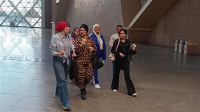 تجهيزات المتحف المصري الكبير لفعاليات مهرجان 
