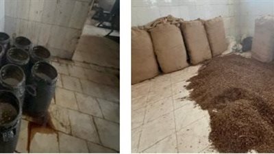 القبض على مسؤول مصنع وبحوزته 15 طن معسل منتهية الصلاحية بالدقهلية